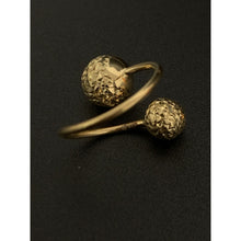 Load image into Gallery viewer, 18K Gold Ring Size 5 Balls Double Orb 1.28 grams - Rafant