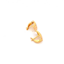 Load image into Gallery viewer, 21K Gold Earrings French Clips White Yellow Gold - Rafant
