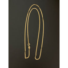 Load image into Gallery viewer, 18K Gold Chain Necklace Saudi Real Gold Curb 22" Lightweight Thin Dainty - Rafant