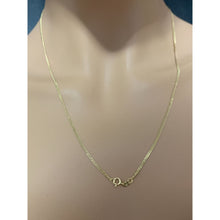 Load image into Gallery viewer, 18K Gold Chain Necklace Saudi Real Gold Curb 22" Lightweight Thin Dainty - Rafant