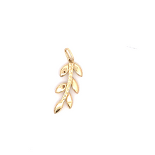 Load image into Gallery viewer, 18K Yellow Gold Pendant Leaves - Rafant