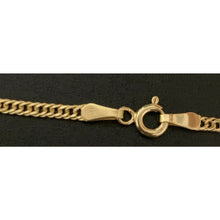 Load image into Gallery viewer, 18K Gold Chain Necklace Saudi Real Gold Curb 18" 2.95g - Rafant