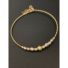Load image into Gallery viewer, 18K Gold Bracelet Saudi Gold Round Circle Beads Size M-L - Rafant