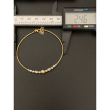 Load image into Gallery viewer, 18K Gold Bracelet Saudi Gold Round Circle Beads Size M-L - Rafant