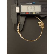 Load image into Gallery viewer, 18K Gold Bracelet Saudi Gold Round Circle Beads Size M-L - Rafant