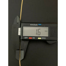 Load image into Gallery viewer, 18K Gold Chain Necklace Saudi Real Gold Curb 22" Lightweight Thin Dainty 2.21g - Rafant