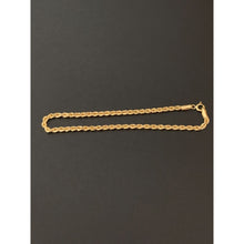 Load image into Gallery viewer, 18K Gold Bracelet Saudi Real Gold Rope Chain Size 7.5" - Rafant