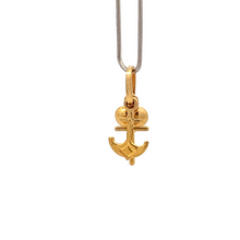 Load image into Gallery viewer, 18K Gold Pendant Anchor Heart Cross Small - Rafant