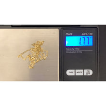 Load image into Gallery viewer, 18K Gold Chain Necklace Saudi Gold Cable Link 18" - Rafant