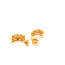 Load image into Gallery viewer, 18K Yellow Gold Earrings Stud Post - Rafant