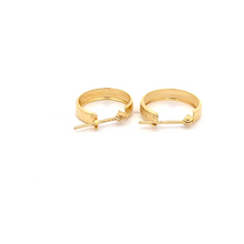 Load image into Gallery viewer, 18K Yellow Gold Earrings Hoops Small - Rafant
