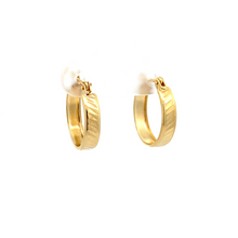 Load image into Gallery viewer, 18K Yellow Gold Earrings Hoops Small - Rafant