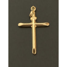 Load image into Gallery viewer, 18K Saudi Gold Pendant Cross Yellow Real Gold - Rafant