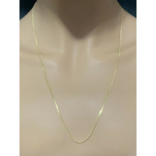 Load image into Gallery viewer, Real 18K Saudi Gold Chain Necklace Curb 24 inches 2.29 grams - Rafant