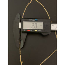 Load image into Gallery viewer, New Real 18K Saudi Gold Necklace Cable Link Chain 17.75" w/ Jesus Christ Pendant - Rafant