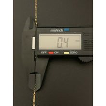 Load image into Gallery viewer, 18K Gold Chain Necklace Saudi Gold Chain Link 17.50" Very Lightweight Dainty - Rafant