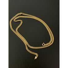 Load image into Gallery viewer, Real 18K Saudi Gold Chain Necklace Curb Cuban 18 inches 5.18 grams - Rafant