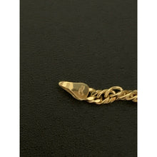 Load image into Gallery viewer, Real 18K Saudi Gold Chain Necklace Curb Cuban 18 inches 5.18 grams - Rafant