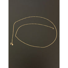Load image into Gallery viewer, 18K Gold Chain Necklace Saudi Real Gold 17.75" Lightweight Dainty Delicate - Rafant