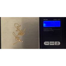 Load image into Gallery viewer, 18K Gold Chain Necklace Saudi Real Gold 17.75" Lightweight Dainty Delicate - Rafant