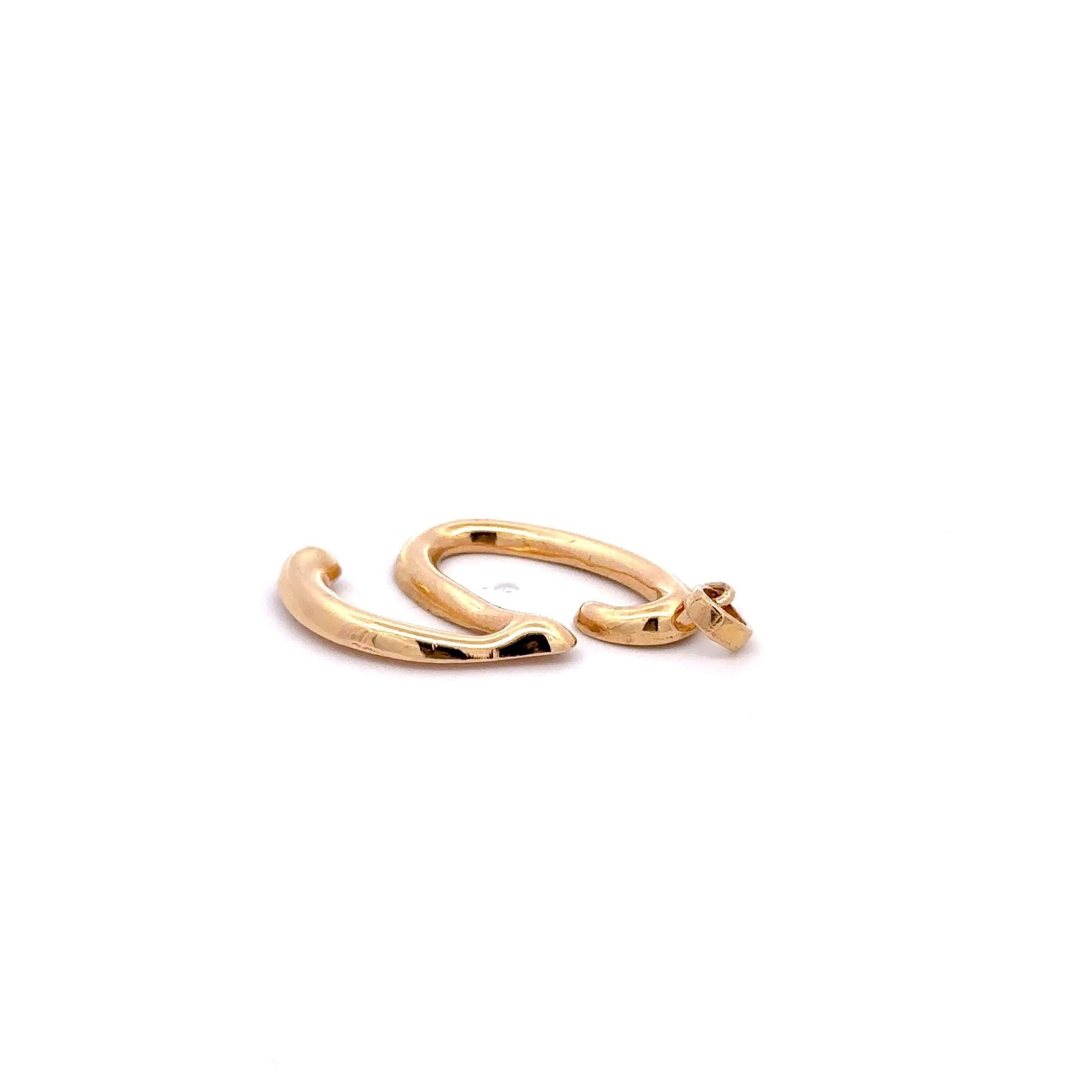 18K Gold Pendant Letter G Initial 2.20 grams - Rafant