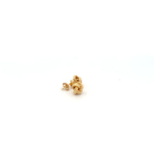 Load image into Gallery viewer, 18K Gold Earrings Stud Knot Small 1.17 grams - Rafant
