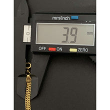 Load image into Gallery viewer, 18K Gold Bracelet Chain Sedusa 7.25 inches 2.11 grams
