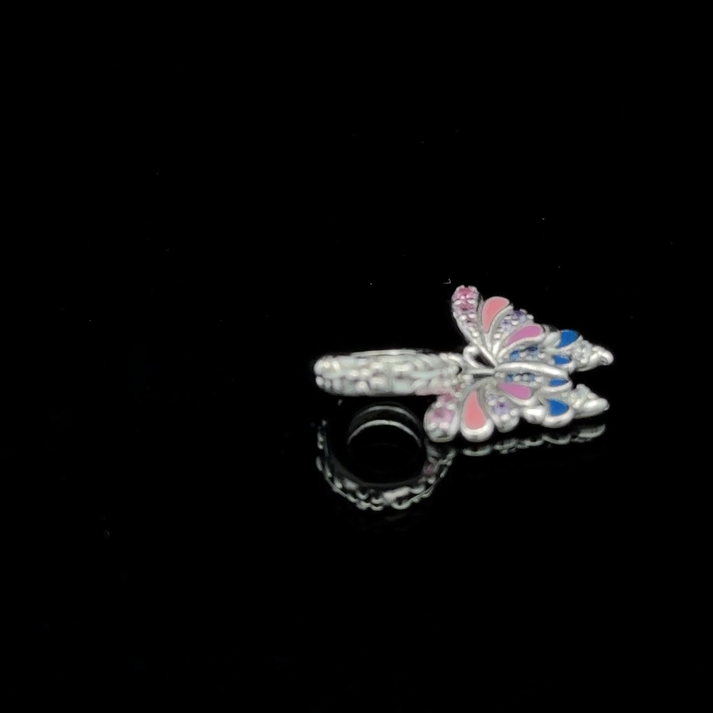 925 Sterling Silver Charm Bead Butterfly for Charm Bracelet Necklace - Rafant