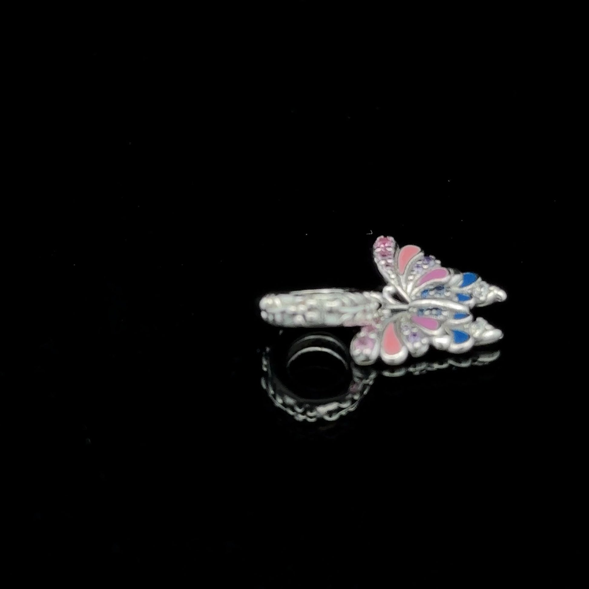 925 Sterling Silver Charm Bead Butterfly for Charm Bracelet Necklace - Rafant