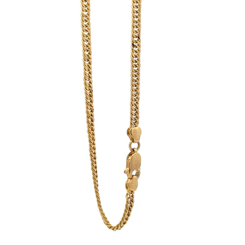 18K Gold Bracelet Curb 7 inches 2.11 grams - Rafant