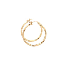 Load image into Gallery viewer, 18K Gold Earrings Hoops 1.31 grams - Rafant
