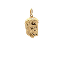 Load image into Gallery viewer, 18K Gold Pendant Face Of Jesus Christ Not a Back to Back Design - Rafant
