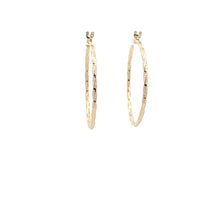 Load image into Gallery viewer, 18K Gold Earrings Hoops Loops Spiral 1.41 grams - Rafant
