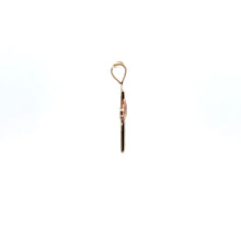Load image into Gallery viewer, 14k Gold Pendant Cross Religious Two Tone Cubic Zirconia - Rafant
