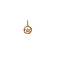 Load image into Gallery viewer, 18K Gold Pendant Charm Angel Tiny 0.92 grams - Rafant
