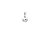Load image into Gallery viewer, 18K White Gold Pendant Charm Ball 0.62 grams - Rafant
