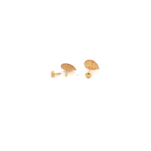 Load image into Gallery viewer, 18K Gold Earrings Screw Type Tear Drop - Rafant
