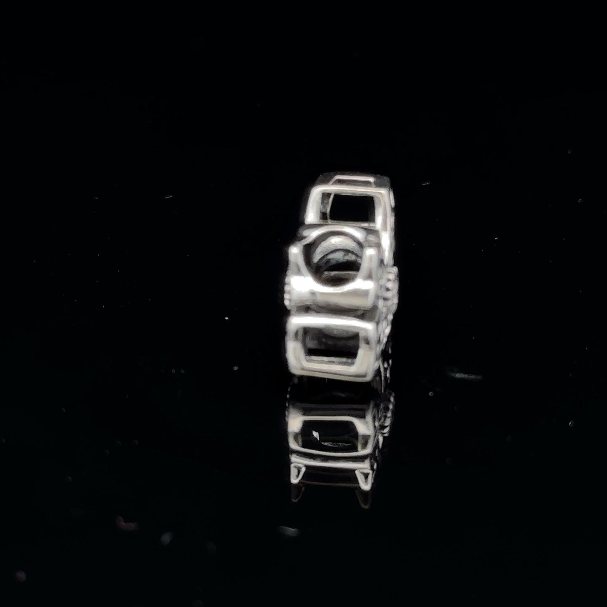 925 Sterling Silver Charm Bead Cross For Charm Bracelet Necklace - Rafant