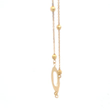 Load image into Gallery viewer, 18K Gold Bracelet Oval Beads Size 7 inches plus one inch Extension Charm - Rafant
