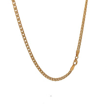 Load image into Gallery viewer, 18K Gold Necklace Chain Curb Size 20 inches - Rafant
