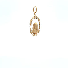 Load image into Gallery viewer, 18K Gold Pendant Mother Mary Religious 1.16 grams Not a Back to Back Design - Rafant
