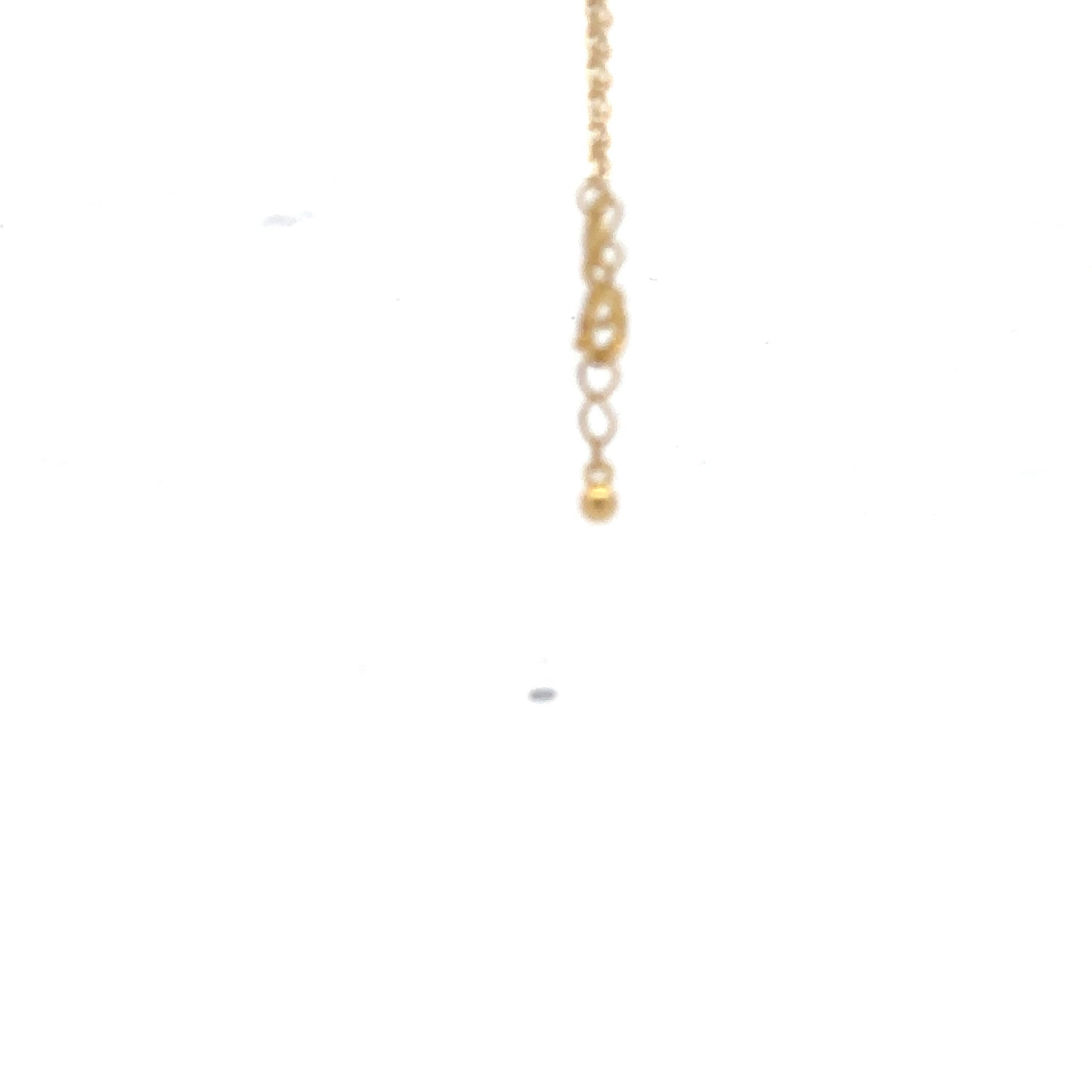 18K Gold Bracelet Paperclip Cable Link Size 6 inches plus 1.5 inches Extension 1.35 grams - Rafant