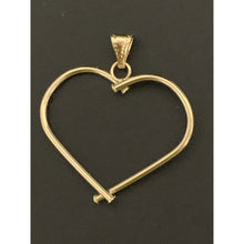 Load image into Gallery viewer, 18K Gold Pendant Open Heart 0.99 grams - Rafant
