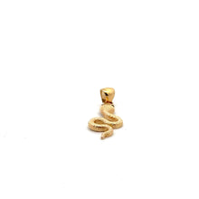 Load image into Gallery viewer, 18K Gold Pendant Charm Snake 1.03 grams - Rafant
