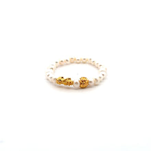 Load image into Gallery viewer, 18K Gold Dragon Pixiu Piyao Money Bag Lucky Charm Bracelet Gemstones Birthstones 6mm - Rafant

