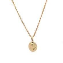 Load image into Gallery viewer, 18K Gold Necklace 18 inches Chain Woman Lady Pendant Small - Rafant
