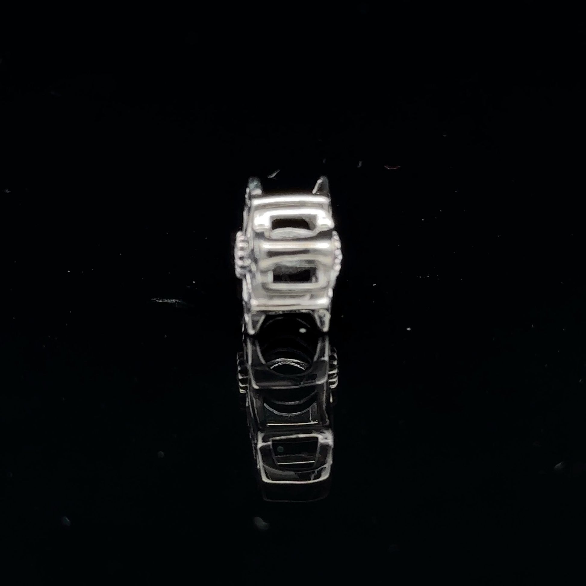 925 Sterling Silver Charm Bead Cross For Charm Bracelet Necklace - Rafant