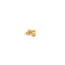 Load image into Gallery viewer, 18K Gold Earrings Stud Ball Small 0.85 grams - Rafant
