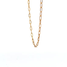 Load image into Gallery viewer, 18K Gold Necklace Chain Cable Link 17.75 inches - Rafant
