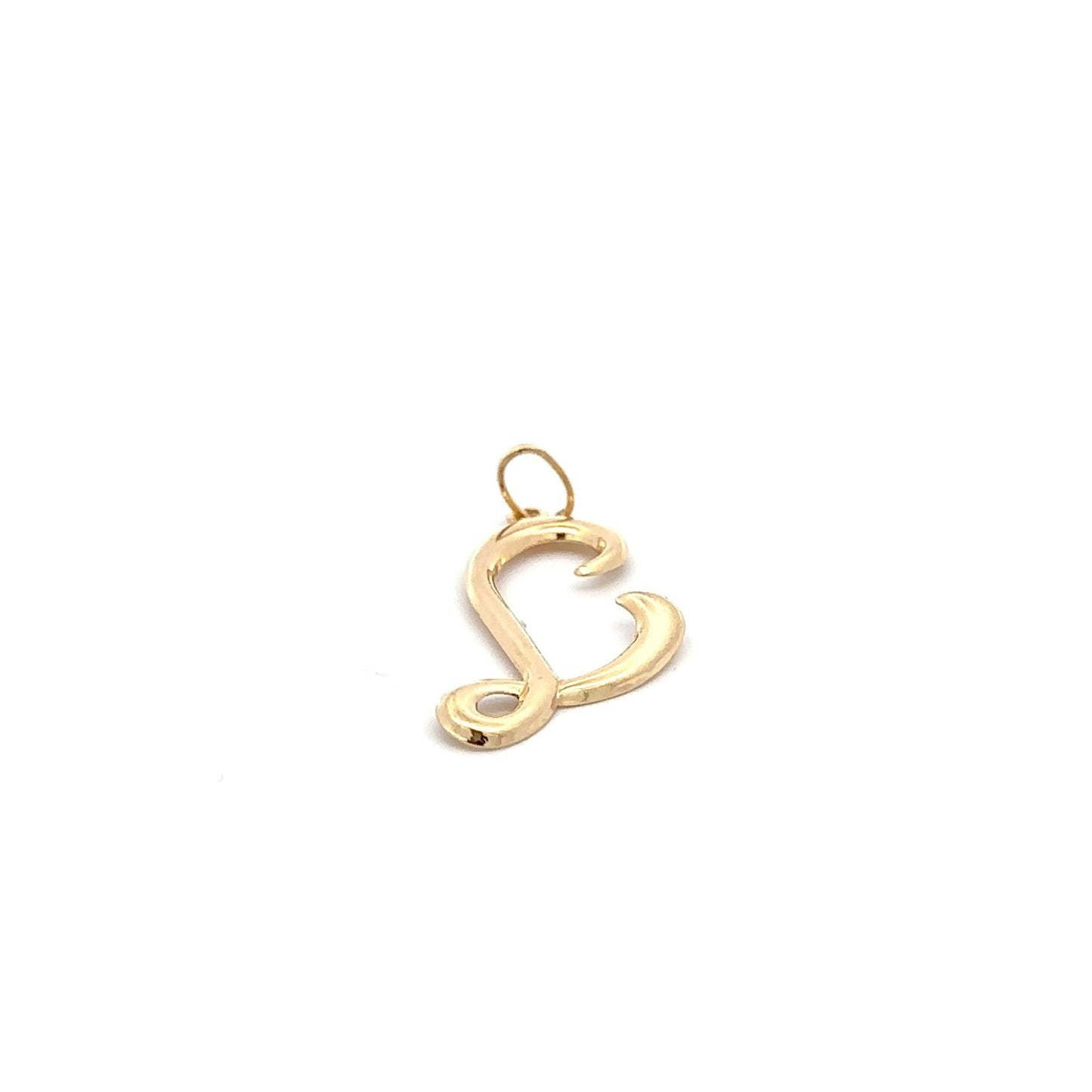 18K Gold Pendant Letter L Not a Back to Back Design 1.37 grams - Rafant